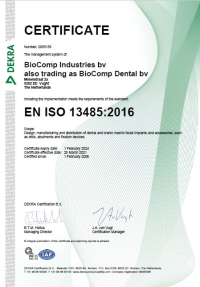 EN ISO Certificate BioComp Industries geldig tot 01-02-2024