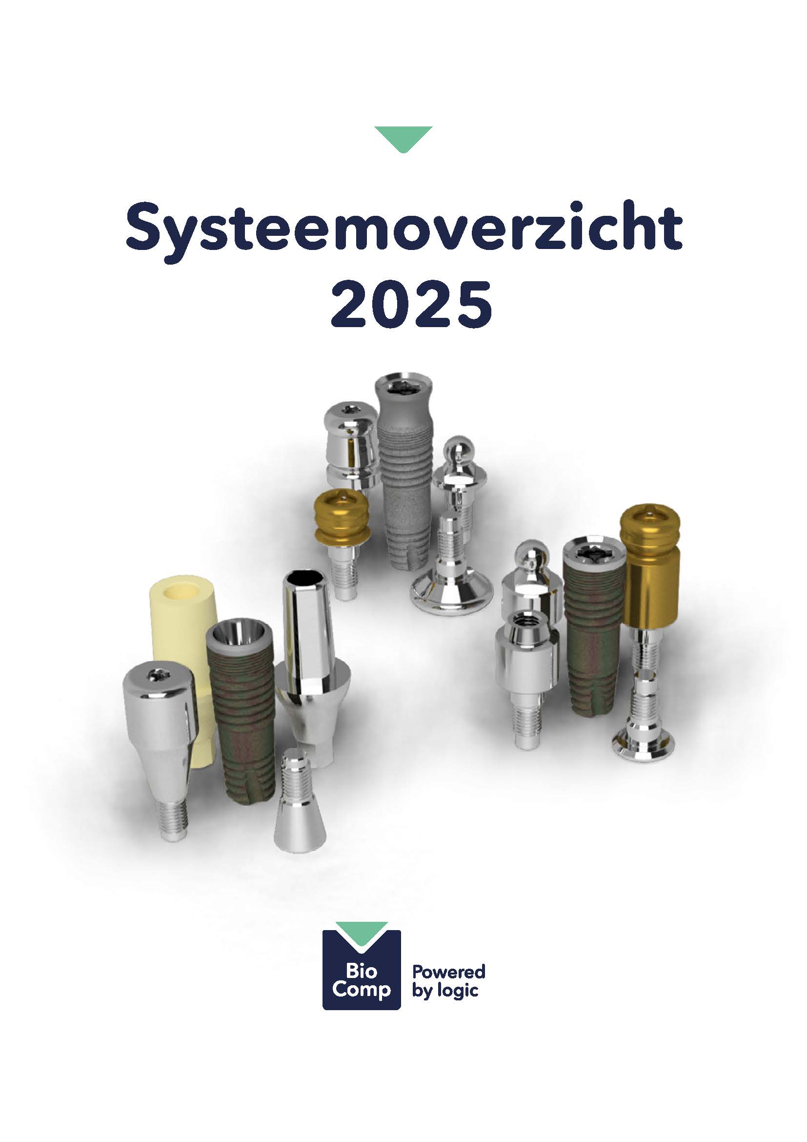 Systeemoverzicht BioComp Dental implantaatsysteem